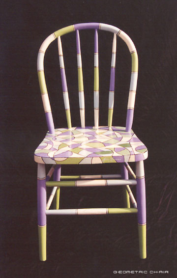 geometric chair