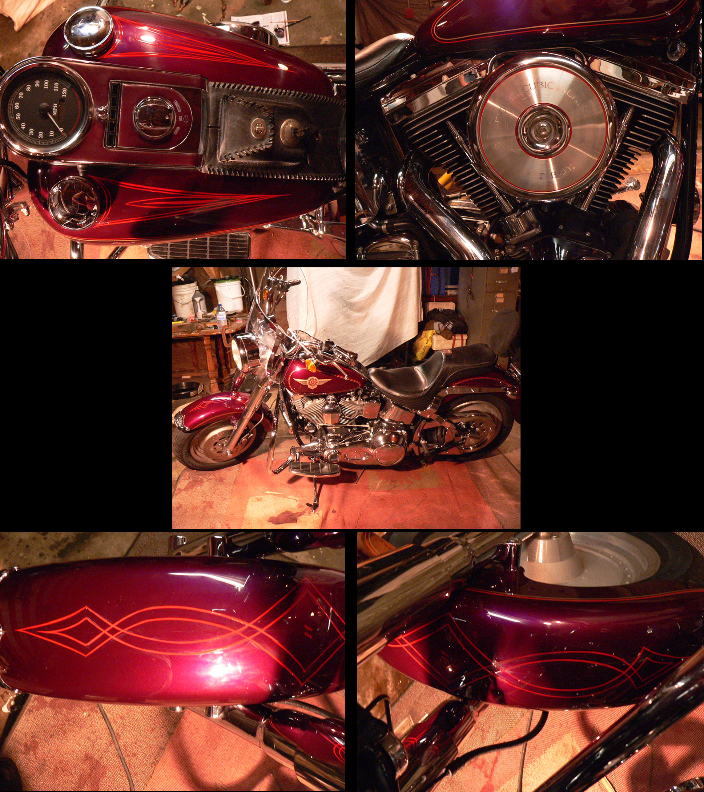 Pinstripes by Julie Fournier on Motorcycle