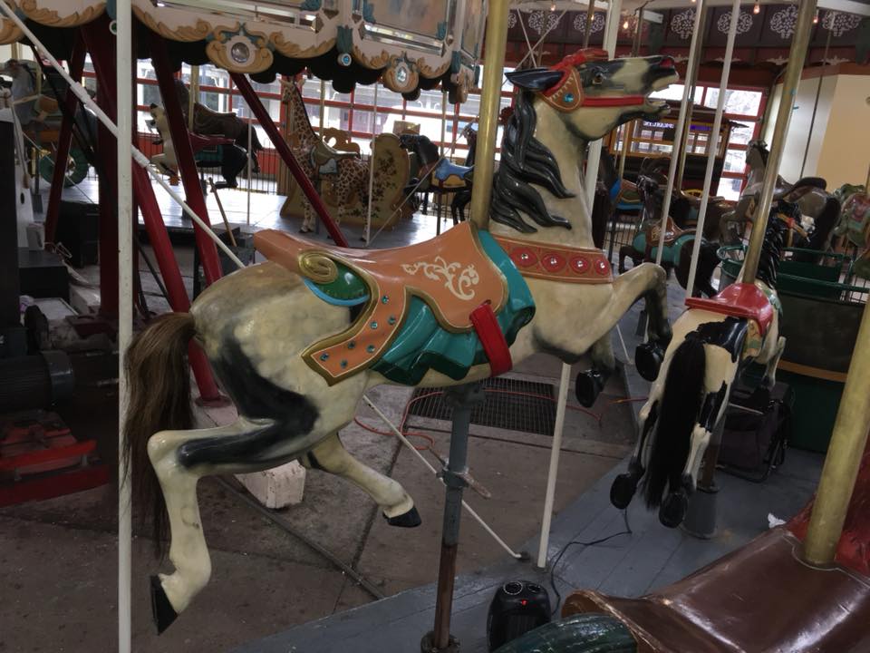 Restored carousel horse from The Henry Ford Museum, Greenfield Village, Dearborn, MI