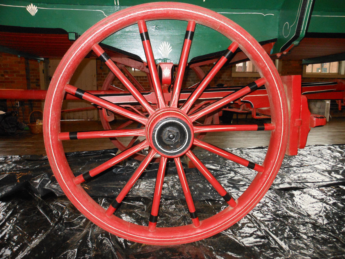 Restored Gruber Hay Flat Wagon from The Henry Ford Museum, Greenfield Village, Dearborn, MI