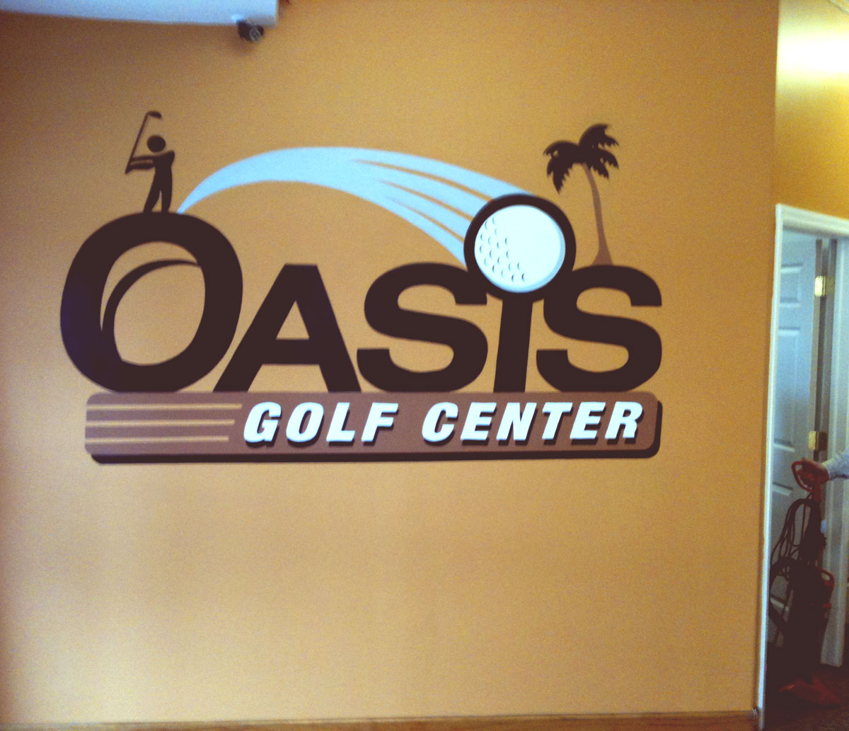 Oasis Golf Center Mural/Sign