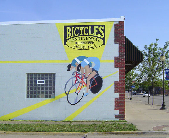 bike mural