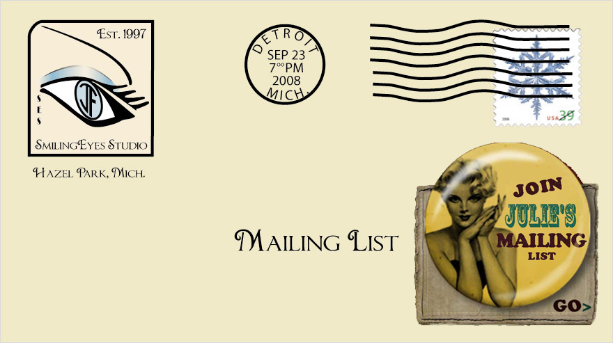 Join Mailing List Envelope